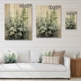 thumbnail image 4 of Designart "An Emerald Reverie with Minimal Ferns I" Floral & Botanical Print on Natural Pine Wood, 4 of 5
