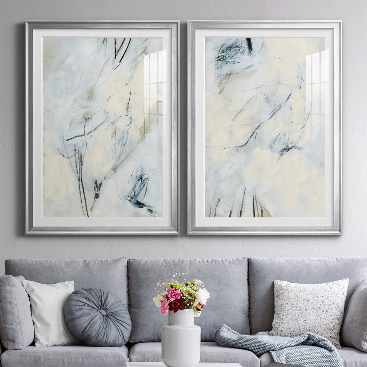 Wexford Home Liminal Space I Premium Framed Print, 22.5" x 30.5" - Ready to Hang, Silver (Set of 2)
