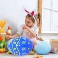 thumbnail image 4 of SMKE Yard Decor Ornaments,Festive Yard Decor,Garden Lawn Decor,Blue Inflatable Easter Egg 13.8 Inch,PVC Blow Up Yard Decoration,Large Outdoor Garden Ornament for Spring Holiday, 4 of 9