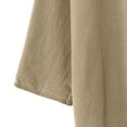 thumbnail image 5 of Zylarhe Men T Shirts Men's T Shirt Solid Color Loose Clothes V Neck Men's Long Sleeve Shirt Night Shirts for Men Sleepwear, 5 of 7