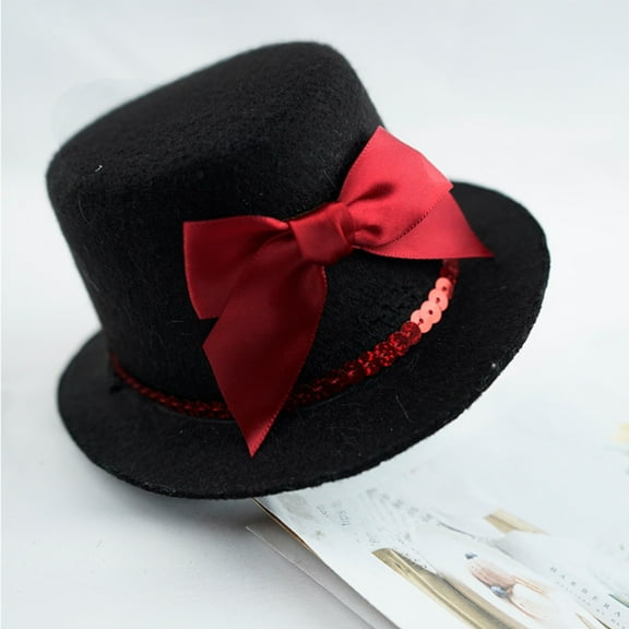Pet Formal Accessories Set 1 Pc Dog Costume Top Hat, Pet Gentleman Costumes, Party Supplies, Birthday Party Halloween Gradation Christmas Dog Cat Costumes Accessories