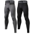 thumbnail image 1 of LANBAOSI 2 Pack Men Compression Pants 3x Running Leggings Sports Active Pants XL, 1 of 6