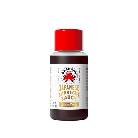 Bachan's Sweet Honey Japanese BBQ Sauce, Mini 1.75oz Bottle - Bold, Fresh, Umami Flavor