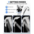 thumbnail image 6 of Hodvit High Pressure Rainfall Shower Head 10 Spray Handheld Showerhead Combo, 360° Degree Rotating Extension Arm, New, 6 of 10