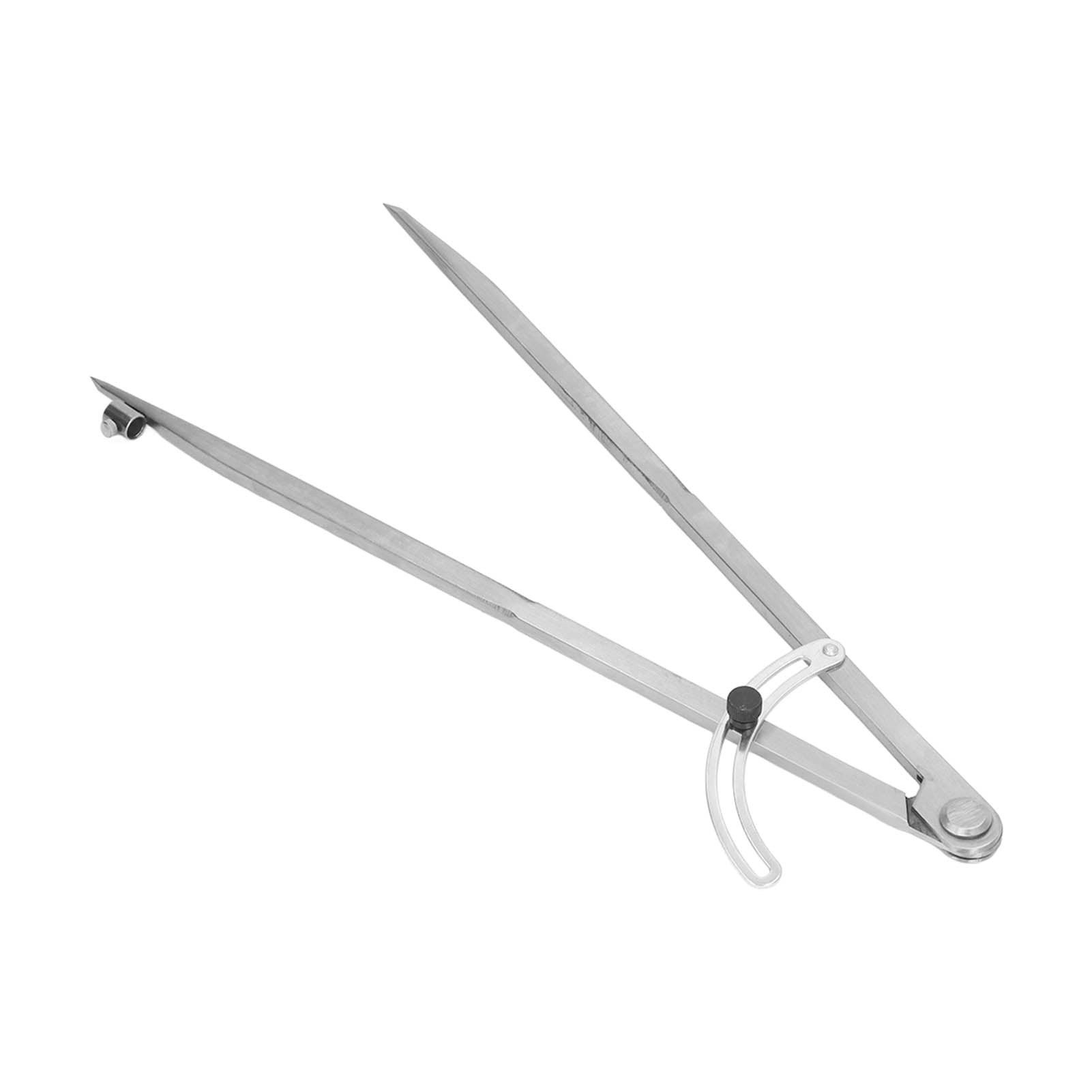 Woodworking Compass 400mm Carbon Steel Wing Divider Scriber with Pencil Holder for Carpenter Leather Work