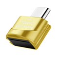 thumbnail image 1 of Adaptador USB tipo C a lector de tarjetas TF OTG para computadora portátil con teléfono móvil (dorado), 1 of 6