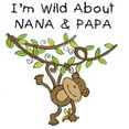 thumbnail image 2 of CafePress - Wild About Nana & Papa Infant Bodysuit - Baby Light Bodysuit, Size Newborn - 24 Months, 2 of 4