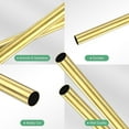 thumbnail image 2 of Uxcell 2Pcs H62 Brass Round Tube, 9mm OD 0.2mm Thick 300mm Length Straight Pipe Tubing for Construction/Machining/DIY Crafting, Metal Straight Pipe, 2 of 7