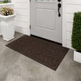 thumbnail image 6 of Mohawk Home Entry Recycled Rubber Non-Slip Indoor Outdoor Stoney Medallion Brown Oversize Doormat, 2' X 4', 6 of 8