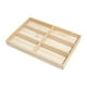 thumbnail image 4 of Organizador de madera Estuche de almacenamiento Gafas Gafas Joyas Reloj 6 compartimento Yinane Organizador de escritorio, 4 of 8