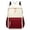 czb# White222, variant on CUZIBR Kids Backpack Lightweight Color Block Drawstring Zipper Design Side Elastic Water Bottle Pockets School Bag For Girls Student School Bag Travel Everyday Use