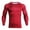 Red, variant on Long Sleeve Shirts for Men Workout Gym Slimming Undershirt Workout Undershirts Athletic Running Base Layer Top for Sports Gym Breathable Sports Baseball Undershirts White 3XL