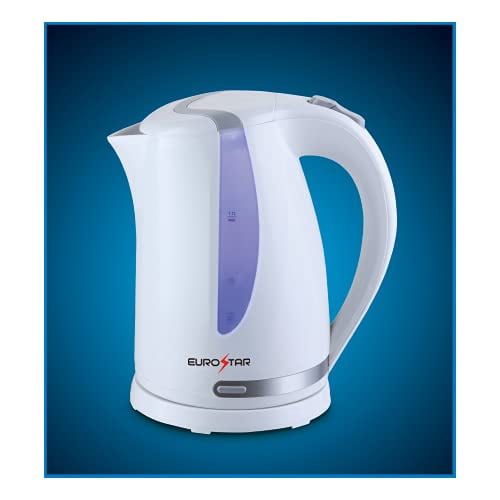 EUROSTAR EKP78GRY Electric Kettle 1.7L, Light Gray