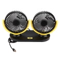 thumbnail image 2 of Cuque Engine Cooling Fan 5V 10W Dual Head Car Slim Push Pull Electric Engine Cooling Fan Universal USB Electrical Radiator Cooling Fan, 2 of 8