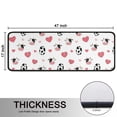 thumbnail image 5 of Kitchen Rugs Sets Of 2,White Cow Heart Egg Pattern Anti Fatigue Kitchen Mat Rugs Non Slip Washable,Decorative Kitchen Floor Mats for Kitchen,Sink,Laundry,17"x47"+17"x47", 5 of 5