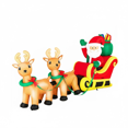 thumbnail image 1 of 2.8M Muñecos Inflables Lab.g  De Navidad Luz Led Alce De Papá Noel, 1 of 5