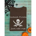 thumbnail image 3 of Instant Pirate T-Shirt Women -Smartprints Designs, Female Large, 3 of 4