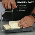 thumbnail image 3 of Radicaln Marble Cheese Slicer Black Handmade Kitchen Soft Food Slicer - egg Slicer -Vegetable Cutter, 3 of 6