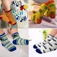 thumbnail image 3 of Toddler Non Slip Socks- 12 Pairs Anti Skid Kids Socks Cute Crew Grips Sock for 1-7 Years Boys Girls Children, 3 of 7