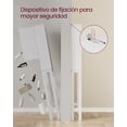 thumbnail image 4 of VASAGLE Armario sobre Inodoro, Organizador de Baño Independiente de 4 Niveles, con Estantes Ajustables, Blanco Nube, 4 of 5