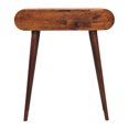 thumbnail image 2 of Lesuto Mini Round Chestnut Fold Vanity - Nordic Style, Wood, 1 Drawers, 2 of 11