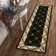 thumbnail image 2 of 2'2" x 7'11" Runner Polypropelene Black Area Rug, 2 of 4