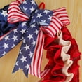 thumbnail image 7 of PALIFEUR 4th of July Wreath for Front Door, 15.75 Inch Patriotic Wreaths, Artificial Floral Spring Wreaths Decorations for Memorial Day Independence Day Veterans Day, Red Blue White, 7 of 7