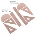 thumbnail image 5 of Ywmsfl Mathematics Drawing Ruler Straight Ruler Set Square Protractor Geometry Tool, 5 of 10
