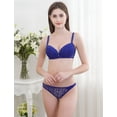 thumbnail image 1 of Conjunto de sujetador de encaje de diamantes sexy europeo y americano que reúne sujetadores de mujer y lencería de deseos, 1 of 4