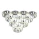 thumbnail image 1 of 100 Pcs Plastic Candle Holder Clear Candle Cup For Temple Supplies, 1 of 3