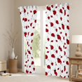 thumbnail image 3 of Homewish Ladybug Curtains Pack of 2 (42x84 Each),Rustic Animal Curtains Blackout,Red White Bedroom Curtains For Boys Kids,Ultra Soft Home Decor, 3 of 6