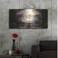 thumbnail image 7 of Luxe Metal Art 'Nature and Time' by Cameron Gray, Metal Wall Art, 48"x24", 7 of 7