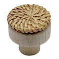 thumbnail image 4 of Tiradores de cajón de pomo de tocador de ratán, accesorios de madera de decoración, herramientas de estilo vintage, manijas rústicas hechas a mano , 30x30mm BLESIY perilla de tocador, 4 of 8