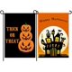 thumbnail image 1 of 2 piezas de bandera de Halloween, pancarta de Halloween, bandera de jardín al aire libre, decoración familiar al aire libre, decoración de fiesta de Halloween, 1 of 4