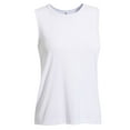 thumbnail image 6 of Expert Brand USA-Made Women's Oxymesh™ Athletic Sleeveless T-Shirt, White, Medium, 6 of 6