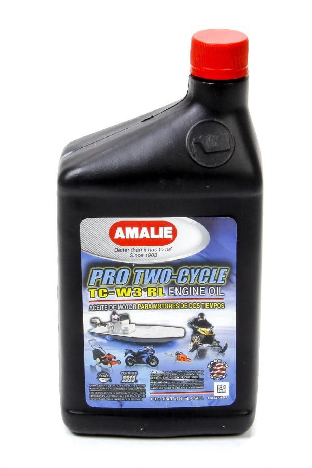AMALIE PRO TWO-CYCLE 2サイクル用オイル　12本セット Amalie Pro 2 Cycle TC-W 3 RL Oil Case 12x1Qt - Walmart.com