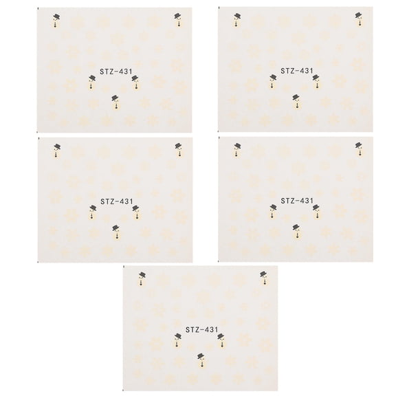 LOLIPPYY Nail Decals Design for Nails 5Pcs