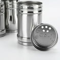 thumbnail image 3 of Stainless Steel Seasoning Spice Shaker Bottle Jar BBQ Salt Pepper Condiment Box, 3 of 5