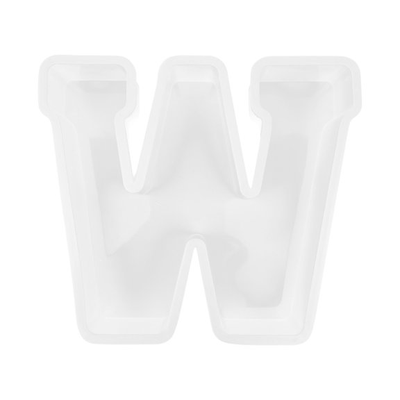 WJSXC Large Alphabet Epoxy Resin Mould English Letter Silicone Mold 3D Alphabet Letter