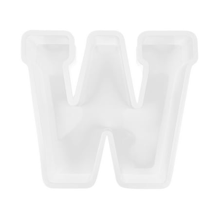

Ozmmyan Kitchen & Dining Large Alphabet Epoxy Resin Mould English Letter Silicone Mold 3D Alphabet Letter Kitchen Gift on Clearance