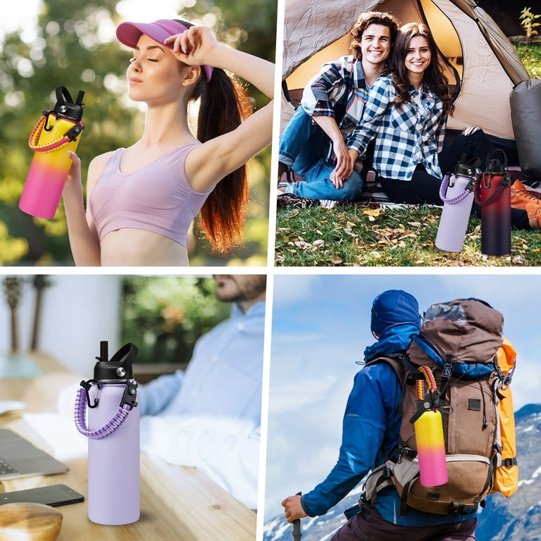 OOICO 40oz Insulated Water Bottle with Straw & Spout Lids photo 7