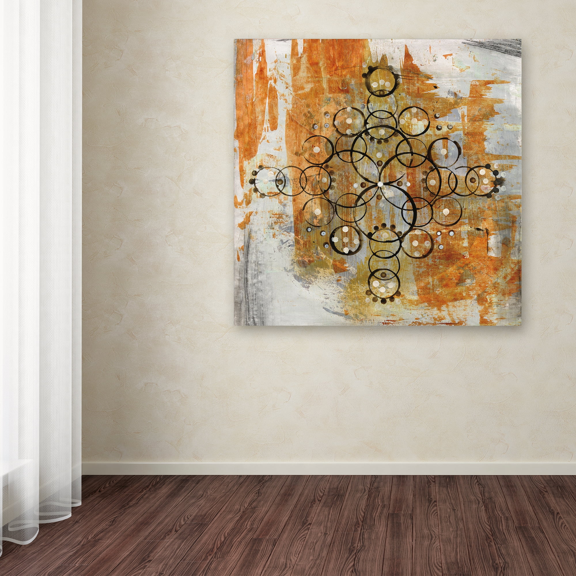 Trademark Fine Art "Mandala II Crop" Canvas Art by Melissa Averinos
