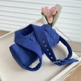 thumbnail image 3 of Bolsa De Hombro Bolso de mano de diseñador para mujer, de compras con hebilla de cinturón, de viaje portátil para mujer, 3 of 9