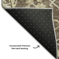 thumbnail image 5 of Addison Rugs Mayfield Premium Machine Washable Traditional Global Chocolate Rectangle Rug, 9' x 12', 5 of 6
