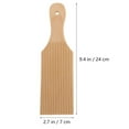 thumbnail image 2 of Beechwood Gnocchi Board for Making Italian Dumplings and Pasta, Traditional Kitchen Tool for Home Chefs, Easy to Use Pasta Maker Gadget - Kitchen Tools, Wooden Gnocchi Board,Khaki,1PC, 2 of 2