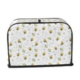 thumbnail image 2 of Fotbe Bee for Two Slice Toaster Cover, Fingerprint Protector, Super Soft Appliance Cover And Dust Cover,Bread Dust Cover & Fingerprint Protection, 2 of 7