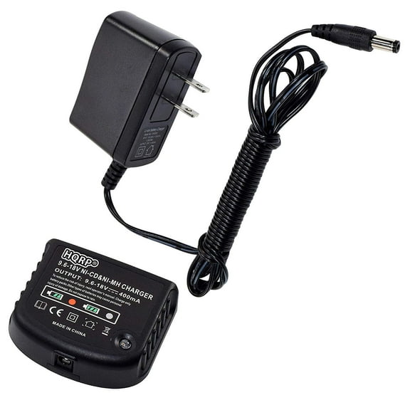 HQRP 9.6V-18V Ni-Mh Ni-Cd Battery Charger fits Black and Decker HPB18-OPE HPB18 HPB14 HPB12 Power Tool