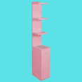 thumbnail image 5 of Impressions Vanity Slaystation Natalie Display Shelves with Rack and Storage Cabinet (Light Pink), 5 of 5