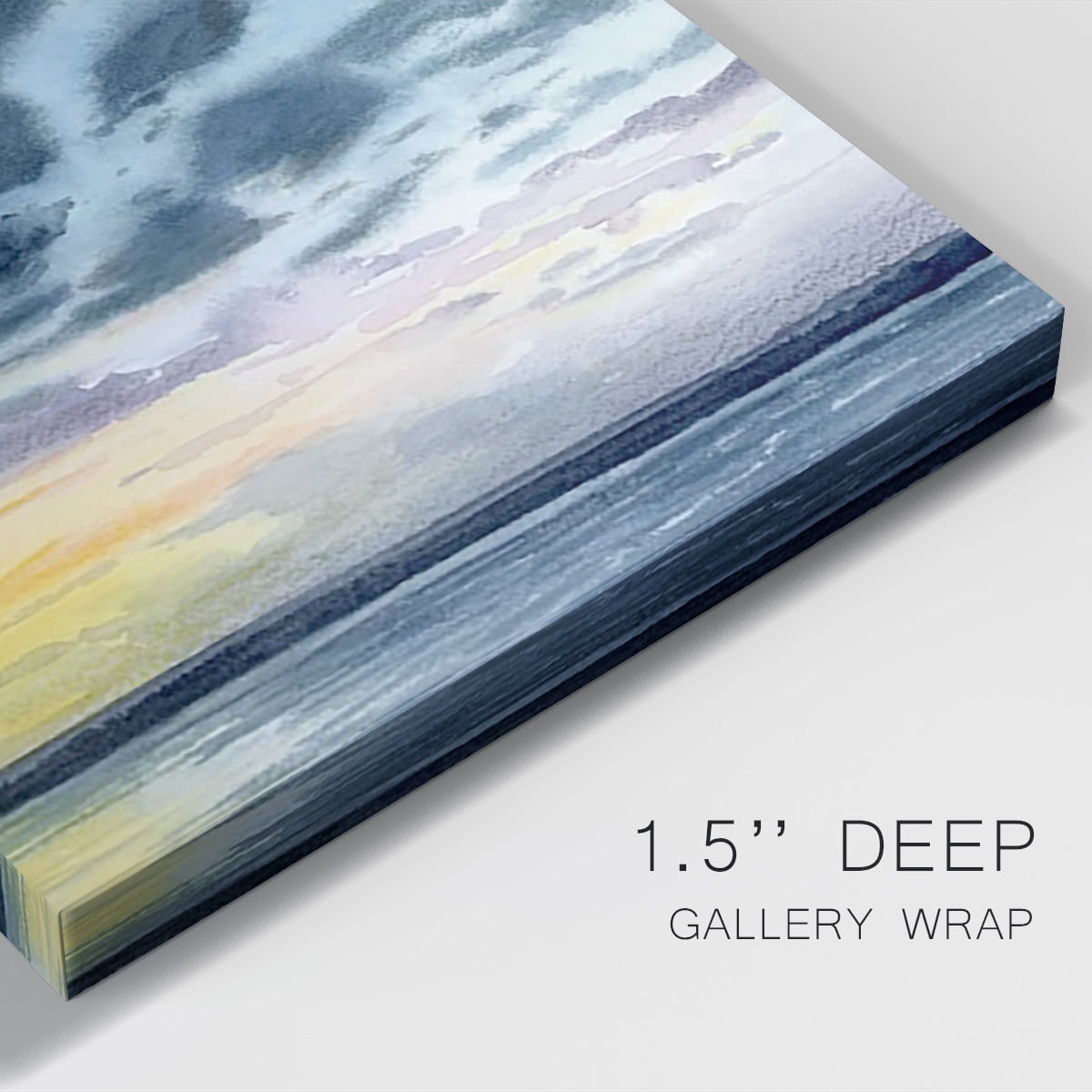 Anastasia Island Sunset II Premium Gallery Wrapped Canvas - Ready to Hang