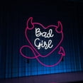 thumbnail image 3 of Craftnamesign Bad Girls Devil Heart Neon Sign, Heart LED Sign,Girl Room Decor, 3 of 4